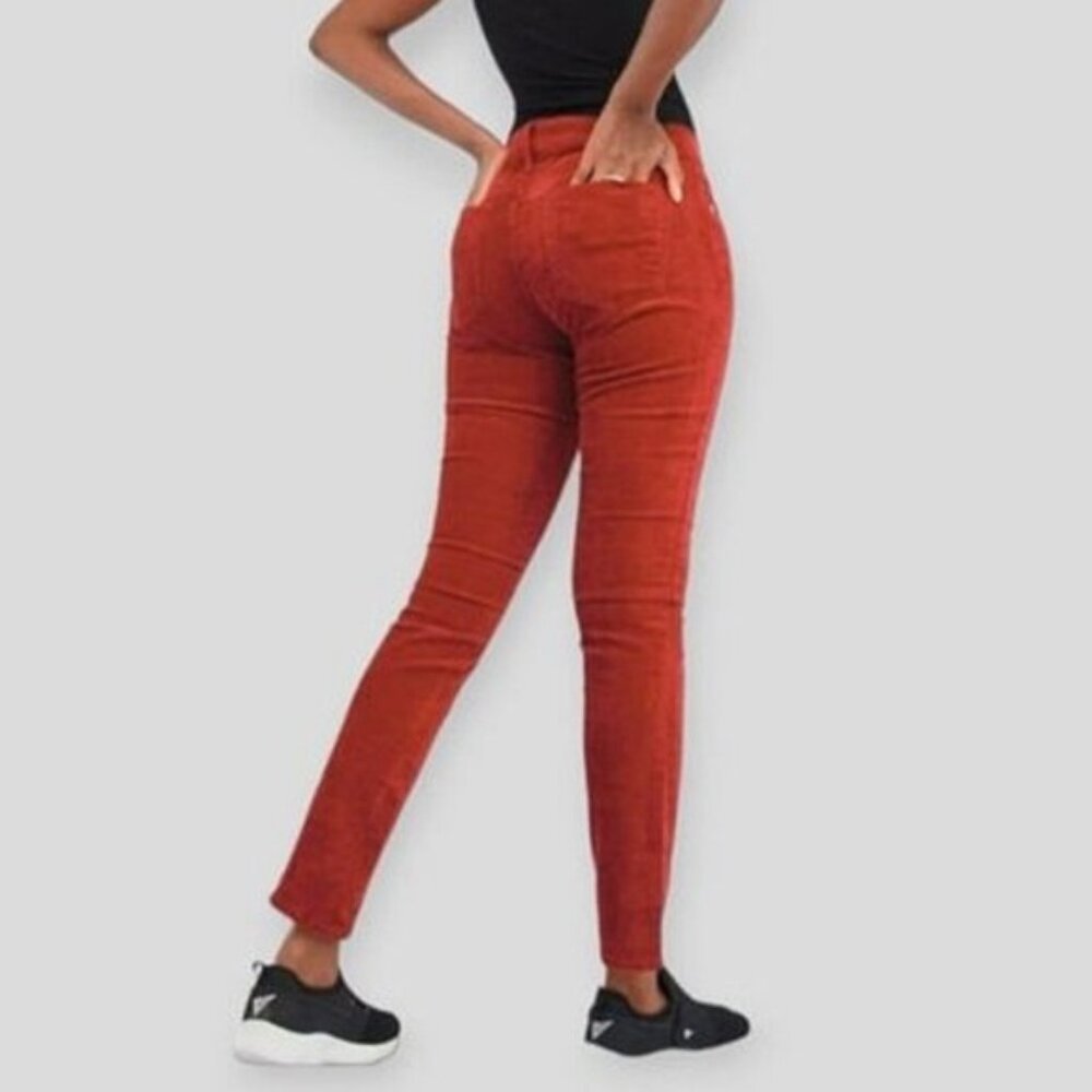 GAP 1969 Vintage Y2K Scarlet Poppy Red Slim Fit Corduroy Pants